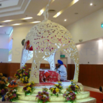 White Round Palki Sahib - Image 2