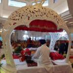 White Round Palki Sahib - Image 5