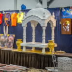 White Fibreglass Palki Sahib for Home - Image 2