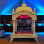 White Fibreglass Palki Sahib for Home - Image 5