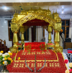 Gold Leaf Fibreglass Palki Sahib