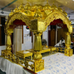 Gold Leaf Fibreglass Palki Sahib - Image 3
