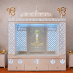 White LED Fibre Palki Sahib for Home